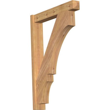 Ekena Millwork Balboa Smooth Craftsman Outlooker, Western Red Cedar, 5 1/2"W x 30"D x 42"H OUT06X30X42BOA04SWR